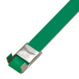 CINTA DE ACERO INOX. VERDE 1/2″