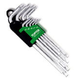 JUEGO LLAVES TORX T10 A T50, 9 PIEZAS