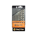 JUEGO DE BROCAS HSS MADERA 3 A 13 MM. TACTIX 1 JUEGO DE BROCAS HSS MADERA 3 A 13 MM. TACTIX - Imagen 1