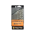 JUEGO DE BROCAS HSS MADERA 3 A 13 MM. TACTIX 1 JUEGO DE BROCAS HSS MADERA 3 A 13 MM. TACTIX - Imagen 1