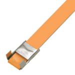 CINTA DE ACERO INOX. NARANJA 1/2" 1 CINTA DE ACERO INOX. NARANJA 1/2" - Imagen 1