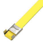 CINTA DE ACERO INOX. AMARILLA 1/2" 1 CINTA DE ACERO INOX. AMARILLA 1/2" - Imagen 1