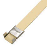 CINTA DE ACERO INOX. BEIGE 1/2" 1 CINTA DE ACERO INOX. BEIGE 1/2" - Imagen 1