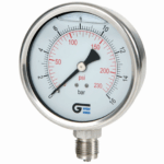 MANOMETRO CON GLICERINA 4" 0- 150 PSI 1 MANOMETRO CON GLICERINA 4" 0- 150 PSI - Imagen 1