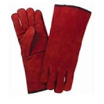 GUANTE SOLDADOR DESCARNE ROJO FORRADO 1 GUANTE SOLDADOR DESCARNE ROJO FORRADO - Imagen 1