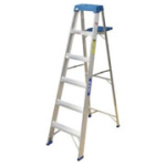 ESCALERA TIJERA ALUMINIO INDUSTRIAL 8' 1 ESCALERA TIJERA ALUMINIO INDUSTRIAL 8' - Imagen 1