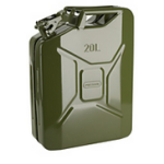 BIDÓN METÁLICO 20 LTS. VERDE MILITAR 1 BIDÓN METÁLICO 20 LTS. VERDE MILITAR - Imagen 1