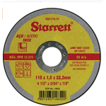 DISCO DE CORTE AC. CARBONO E INOXIDABLE 115 x 1 MM 1 DISCO DE CORTE AC. CARBONO E INOXIDABLE 115 x 1 MM - Imagen 1
