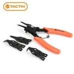 JUEGO ALICATES PARA SEGUROS 4 PZAS. 1 JUEGO ALICATES PARA SEGUROS 4 PZAS. - Imagen 1