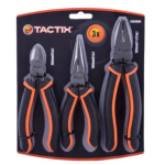 JUEGO 3 ALICATES PUNTA 6", CORTANTE 6", UNIVERSAL 7.1/2" 1 JUEGO 3 ALICATES PUNTA 6", CORTANTE 6", UNIVERSAL 7.1/2" - Imagen 1