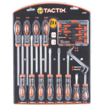 JUEGO ATORNILLADORES 20 PZAS. TACTIX. - Imagen 1