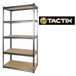 ESTANTE METALICO 5 BANDEJAS MADERA 34" - Imagen 1