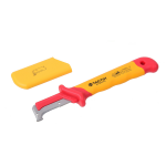 CUCHILLO PELACABLES AISLADO CURVO C/PROTECTOR DE CABLE TACTIX 1 CUCHILLO PELACABLES AISLADO CURVO C/PROTECTOR DE CABLE TACTIX - Imagen 1