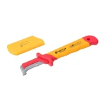 CUCHILLO PELACABLES AISLADO CURVO C/PROTECTOR DE CABLE TACTIX 1 CUCHILLO PELACABLES AISLADO CURVO C/PROTECTOR DE CABLE TACTIX - Imagen 1