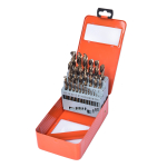 JUEGO DE BROCAS 1 A 13 MM. HSS CO. 25 PZAS. TACTIX 1 JUEGO DE BROCAS 1 A 13 MM. HSS CO. 25 PZAS. TACTIX - Imagen 1