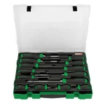 JUEGO DE ATORNILLADORES 14 PZAS. EN MALETIN - Imagen 1