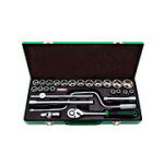 JUEGO DADOS 1/2" 6 PUNTAS de 10 A 32 MM 1 JUEGO DADOS 1/2" 6 PUNTAS de 10 A 32 MM - Imagen 1