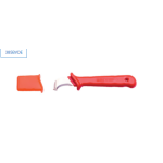 CUCHILLO PELACABLES AISLADO CURVO C/PROTECTOR DE CABLE - Imagen 1